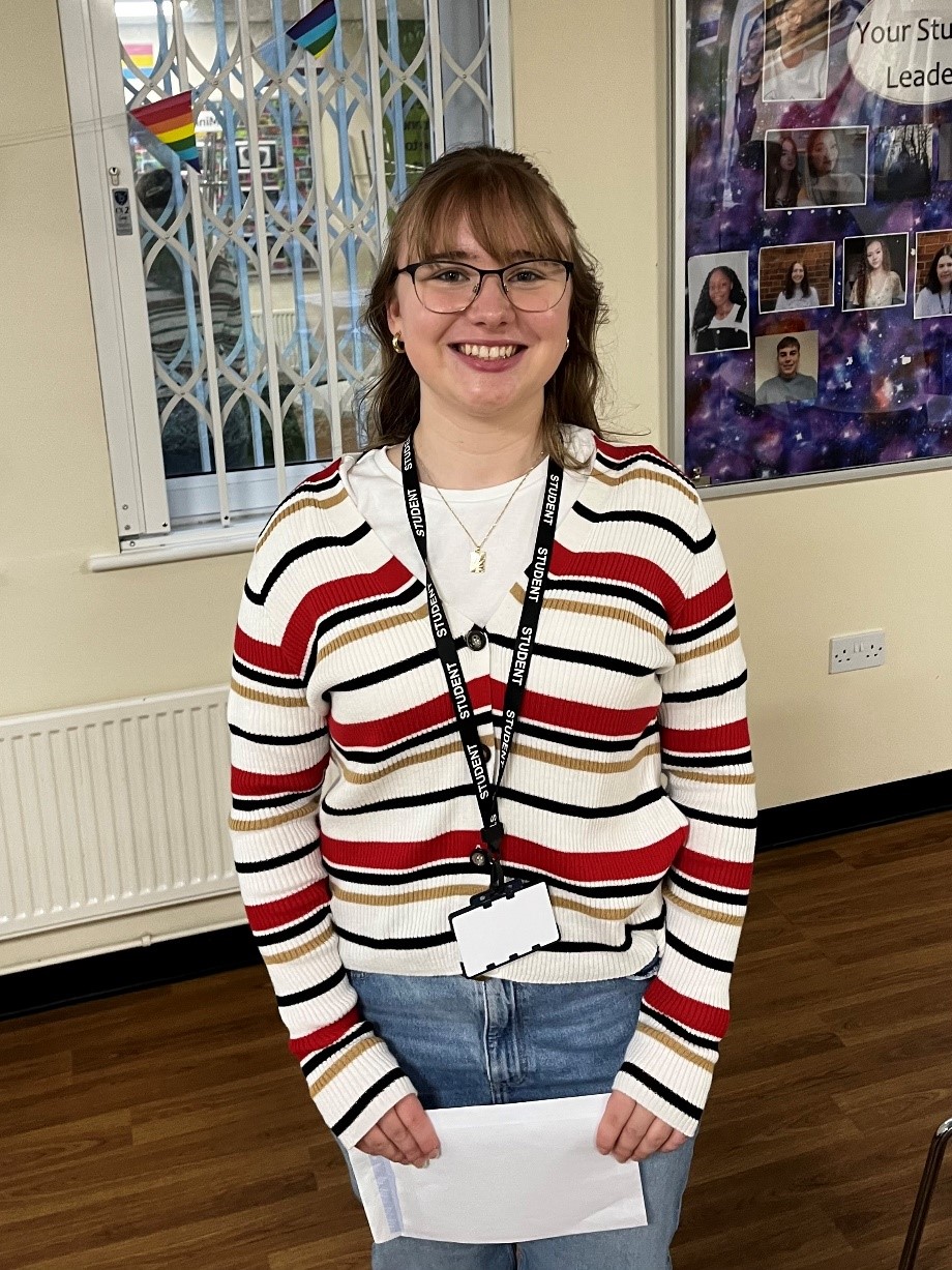 Amelia Dobson (Successful National C of E academy student 2022)